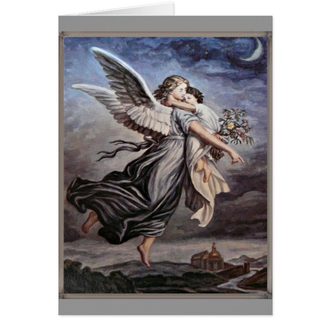 Angelkort Hälsningskort (Framsidan)