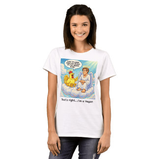 Ängelkyckling vits t shirt