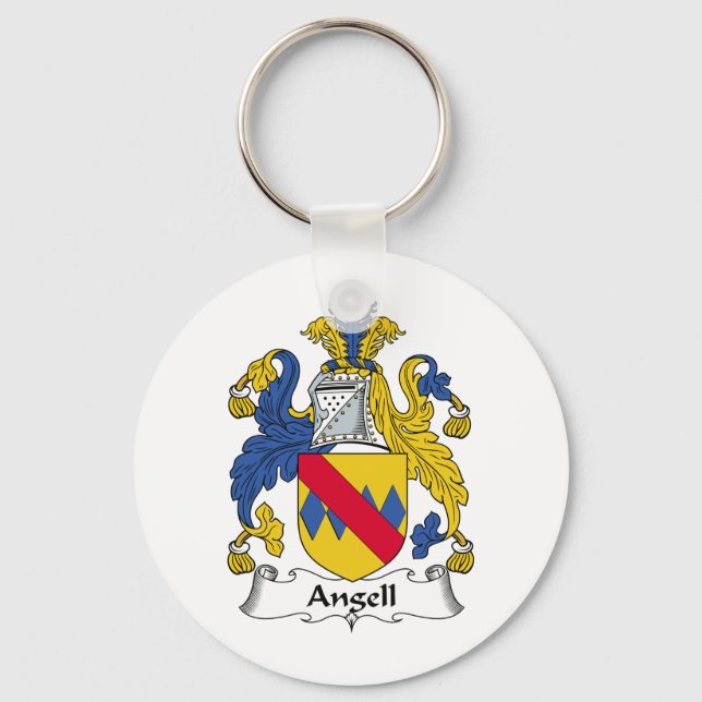 Angell familjevapen nyckelring (Framsida)