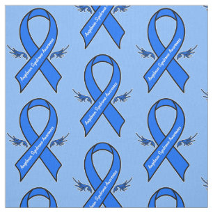 Angelman Syndrome Awareness Ribbon Angel Vingar Tyg