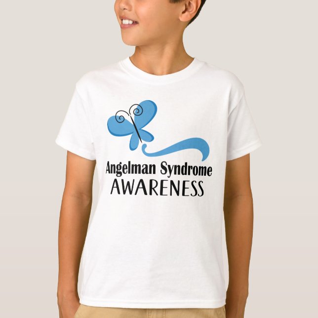 Angelman Syndrome-medvetande T Shirt (Framsida)