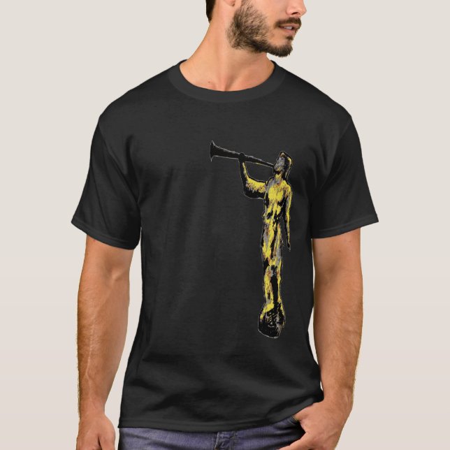 ÄngelMoroni tecknad 01 Tee Shirt (Framsida)