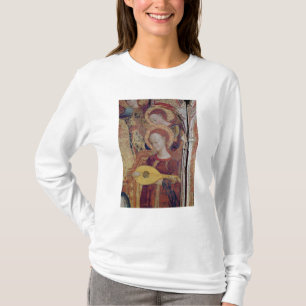Ängelmusiker från målning av oskulden och barne t-shirt