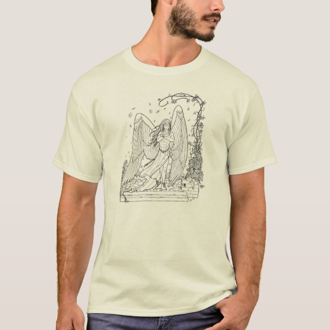 Ängeln bland fördärvar t-shirt (Framsida)