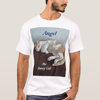 Ängeln den fräcka katten t shirt
