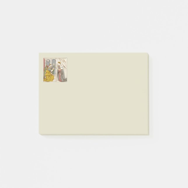 Ängeln Gabriel Bebådelsen till Maria  Post-it Block (Framsida)