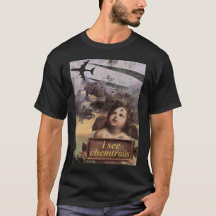 Ängeln i Madonna av Foligno ser chemtrails Tee