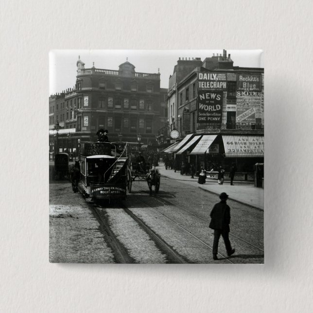 Ängeln, Islington, London, c.1890 Knapp (Framsida)