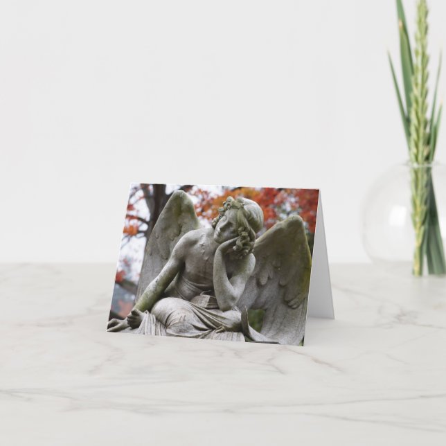 Ängeln noterar kortet kort (Framsida)