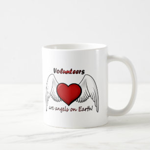Ängeln ställa upp som frivillig kaffemuggen kaffemugg