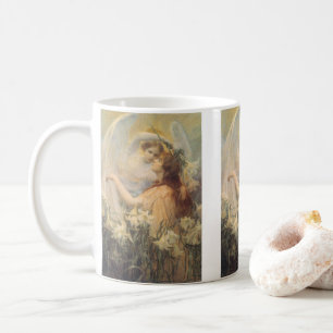 Ängelns budskap av George Swinstead, Vintage Art Kaffemugg