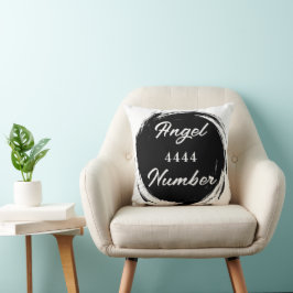 Angelnummer "4444" Dubbla Sided Kudde