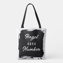 Angelnummer "4444" Dubbla Sided Tote Bag Tygkasse