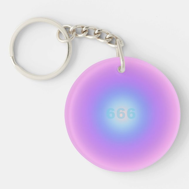 Angelnummer 666 Reflect - Angel Numbers Gradient (Framsidan)