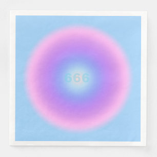 Angelnummer 666 Reflect - Angel Numbers Gradient Pappersservett