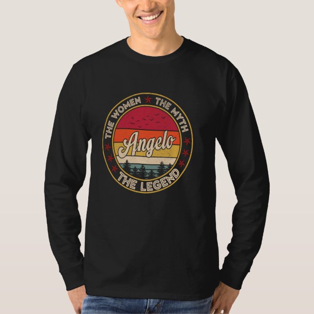 Angelo Kvinnor, myth the Legend T Shirt (Framsida)