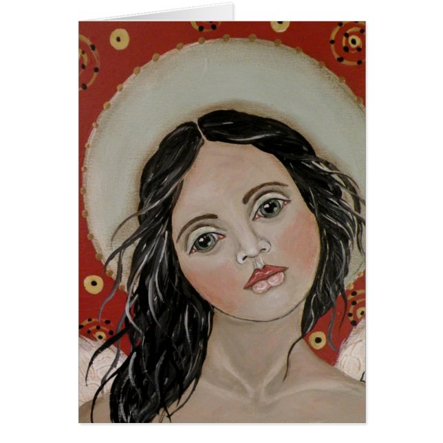 Ängelögon Hälsningskort (Framsidan)