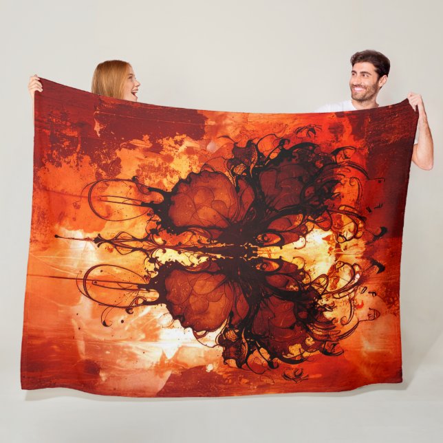 Ängelpanel 80x60 03 fleecefilt (På plats)