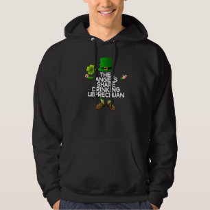 Angels drickande Leprechuan Bourbon St P Hoodie