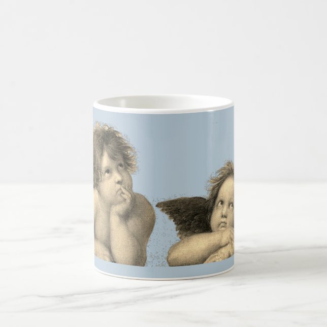 Angels Engel – Madonna Sixtina – Raphael – Raffael Kaffemugg (Center)