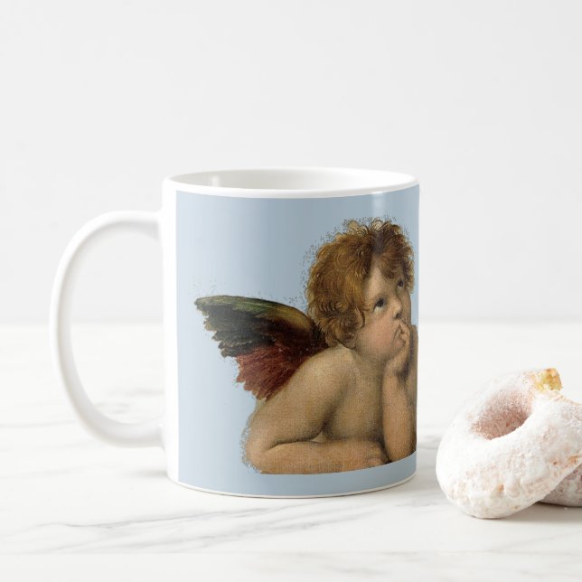 Angels Engel – Madonna Sixtina – Raphael – Raffael Kaffemugg (Med munk)