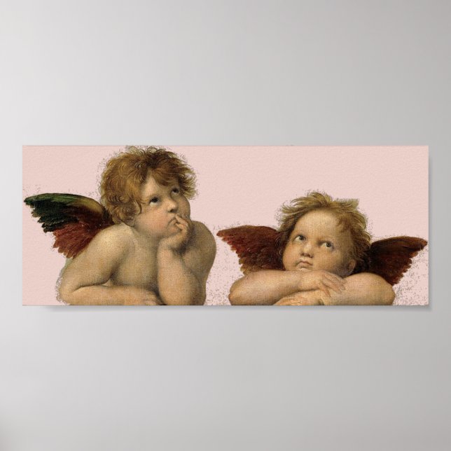 Angels Engel – Madonna Sixtina – Raphael – Raffael Poster (Framsidan)