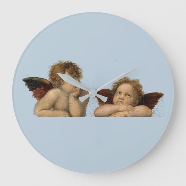 Angels Engel – Madonna Sixtina – Raphael – Raffael Stor Klocka (Framsida)