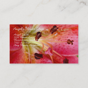 Angel's Flower Shop Visitkort