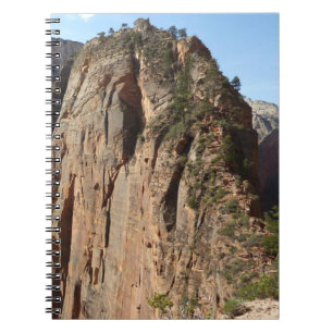Angels Landing på Zion National Park Anteckningsbok Med Spiral