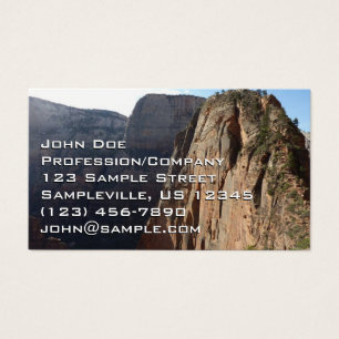 Angels Landing på Zion National Park Visitkort