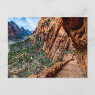 Angels landningsbana Zion National Park - Utah Vykort