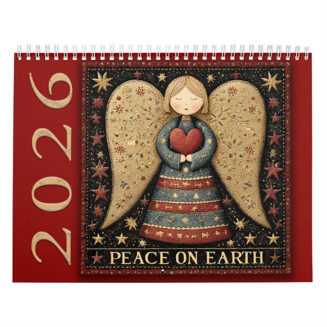 Angels –  Peace on Earth 2026 Kalender (Omslag)