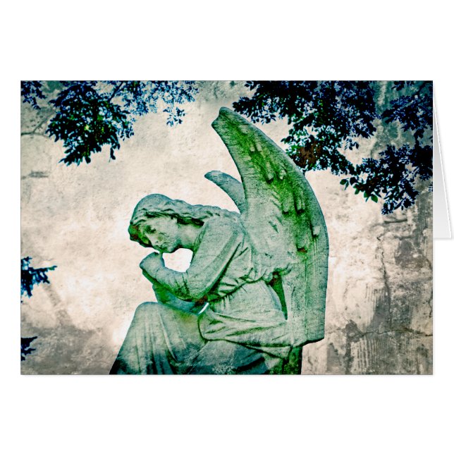 Angel's Thoughts Hälsningskort (Framsidan Horizontal)