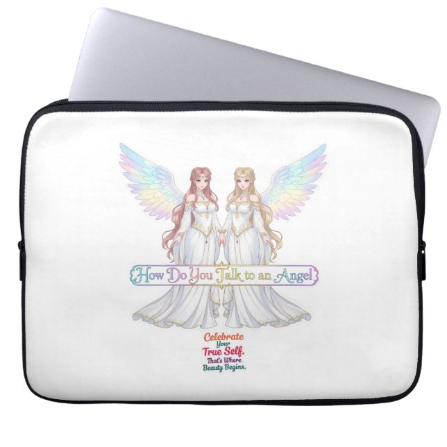 Ängelsamling Laptop Fodral (Framsidan)