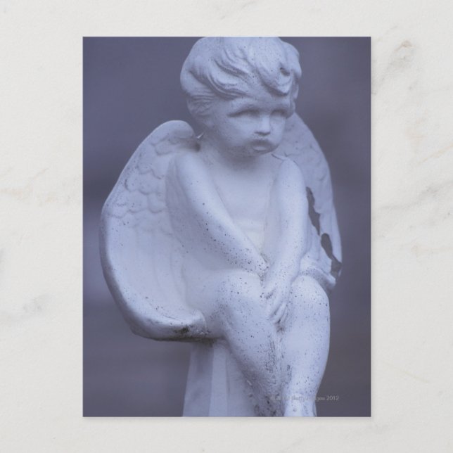 Angelskulptur Vykort (Framsida)