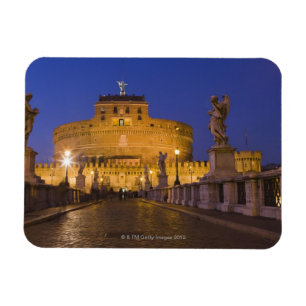 Ängelstatyer på Ponten Sant'Angelo med Magnet