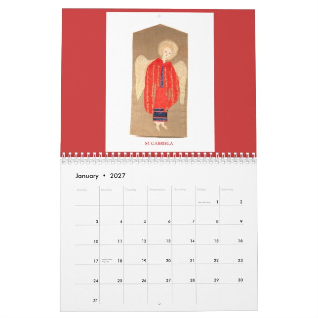 Ängelsymboler        … kalender (Jan 2027)