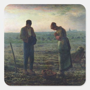 Angelus, 1857-59 fyrkantigt klistermärke