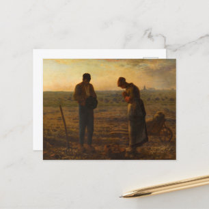Angelus av Jean-Francois Millet Helg Vykort