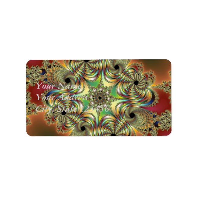 Angelus Fractal Adressetikett (Framsidan)