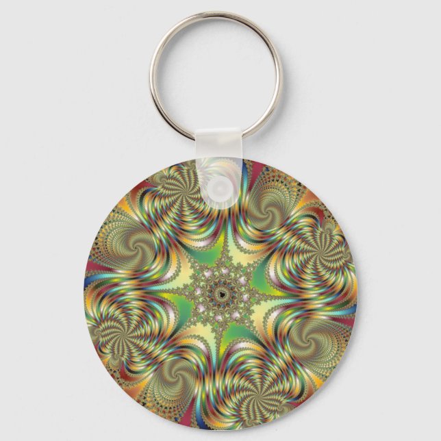 Angelus - Fractal Keychain Nyckelring (Framsida)