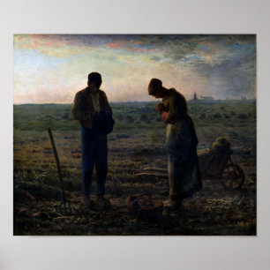 Angelus, Jean-Francois Millet, 1857-1859 Poster