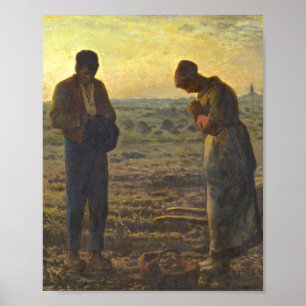 Angelus Jean Francois Millet Poster
