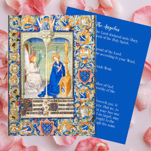Angelus Virgin Mary Annunciation Catholic Prayer Anteckningskort