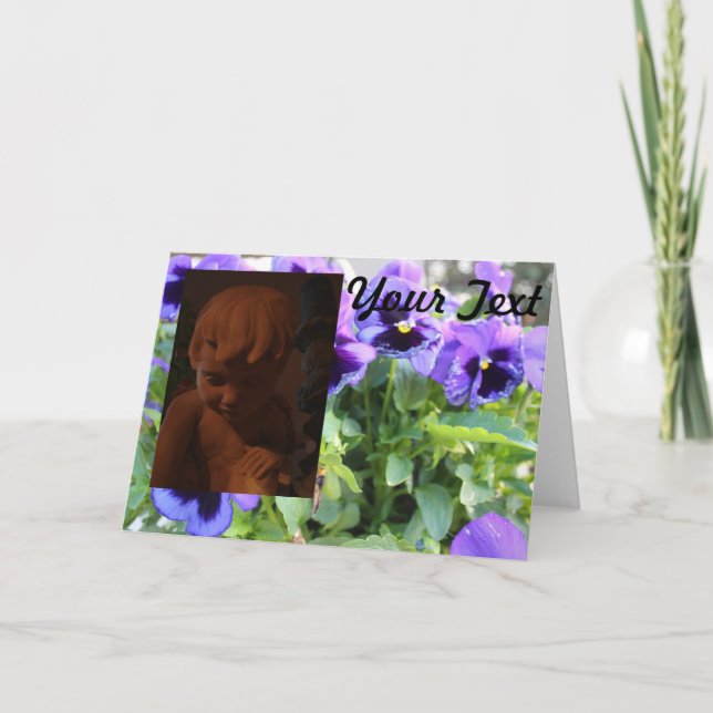 Ängelvänner tom kort (Framsida)