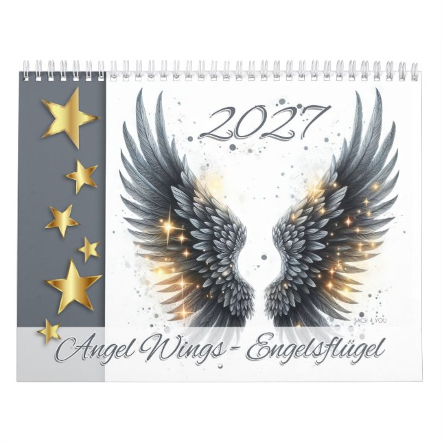 Ängelvingar – Engelsflügel 2027 Kalender (Omslag)