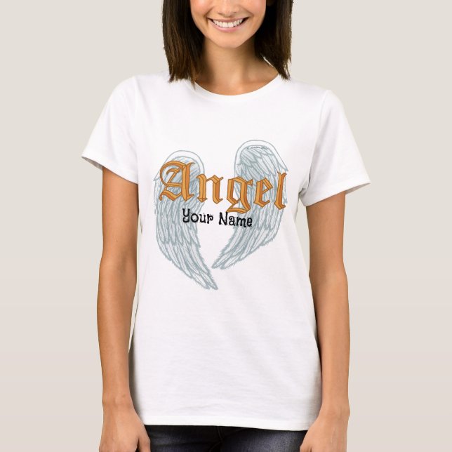 Ängelvingar T-Shirt (Framsida)
