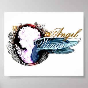 Ängelvingaraffisch Poster