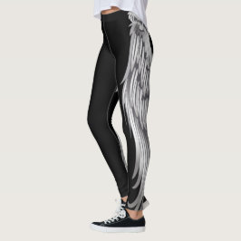 Ängelvingedamasker Leggings