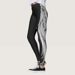 Ängelvingedamasker Leggings